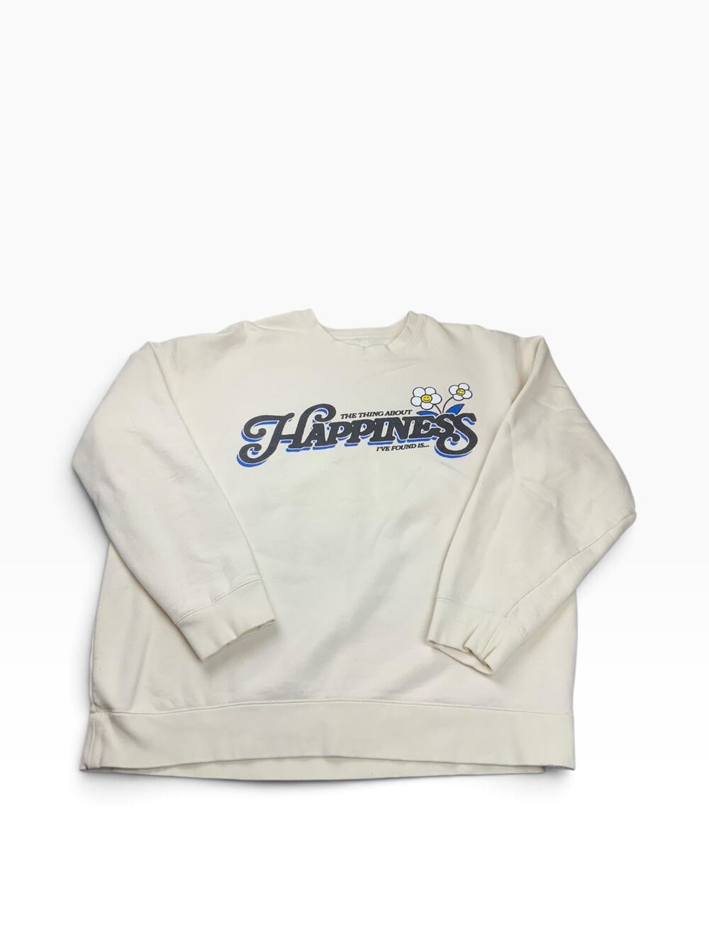 Dan + Shay Happiness Bigger Houses Sweatshirt XL Cream Country Music Bravado